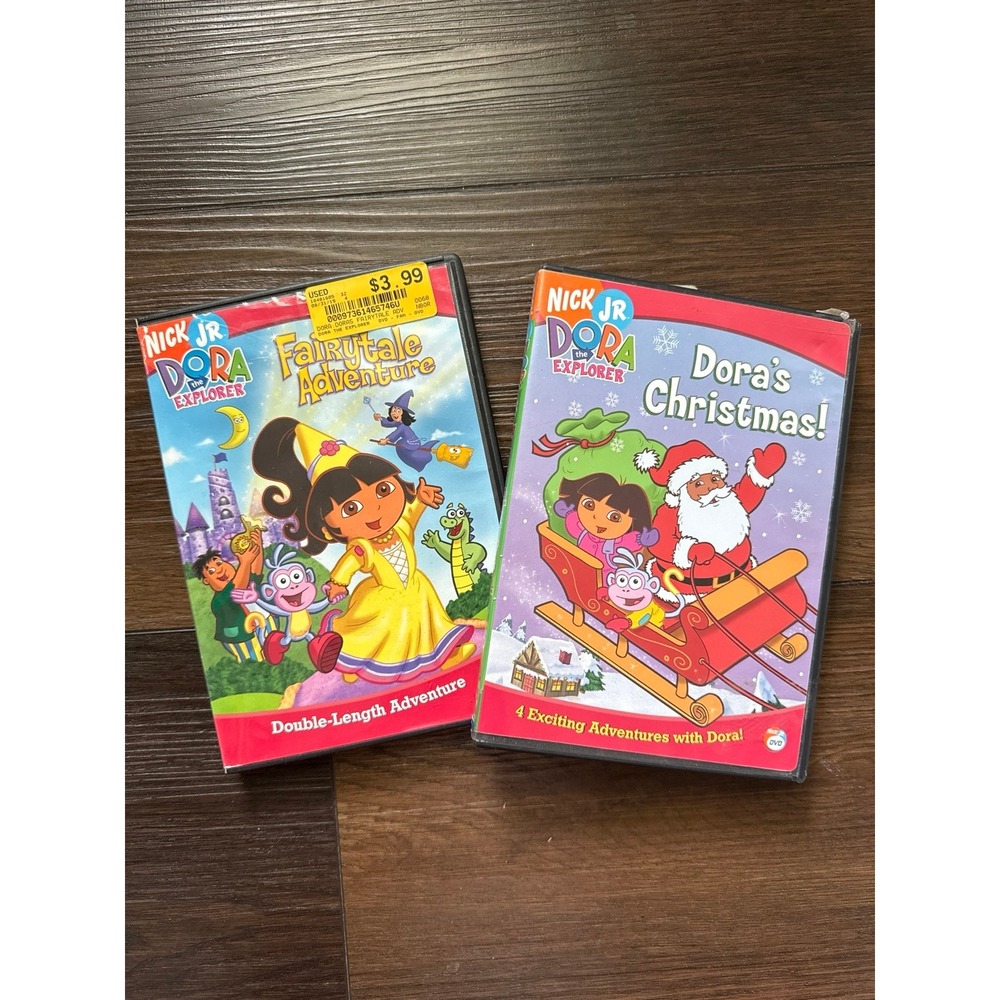 Rare Two Dora The Explorer Movies Nickelodeon - Dvd Christmas & Fairytale